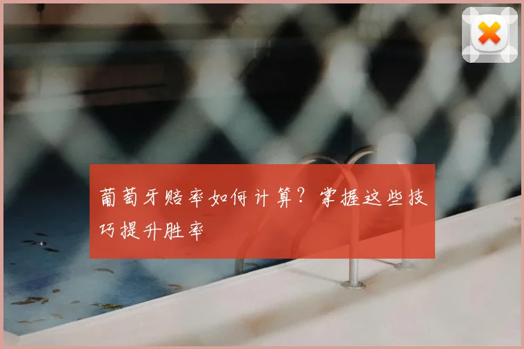 葡萄牙赔率如何计算?掌握这些技巧提升胜率